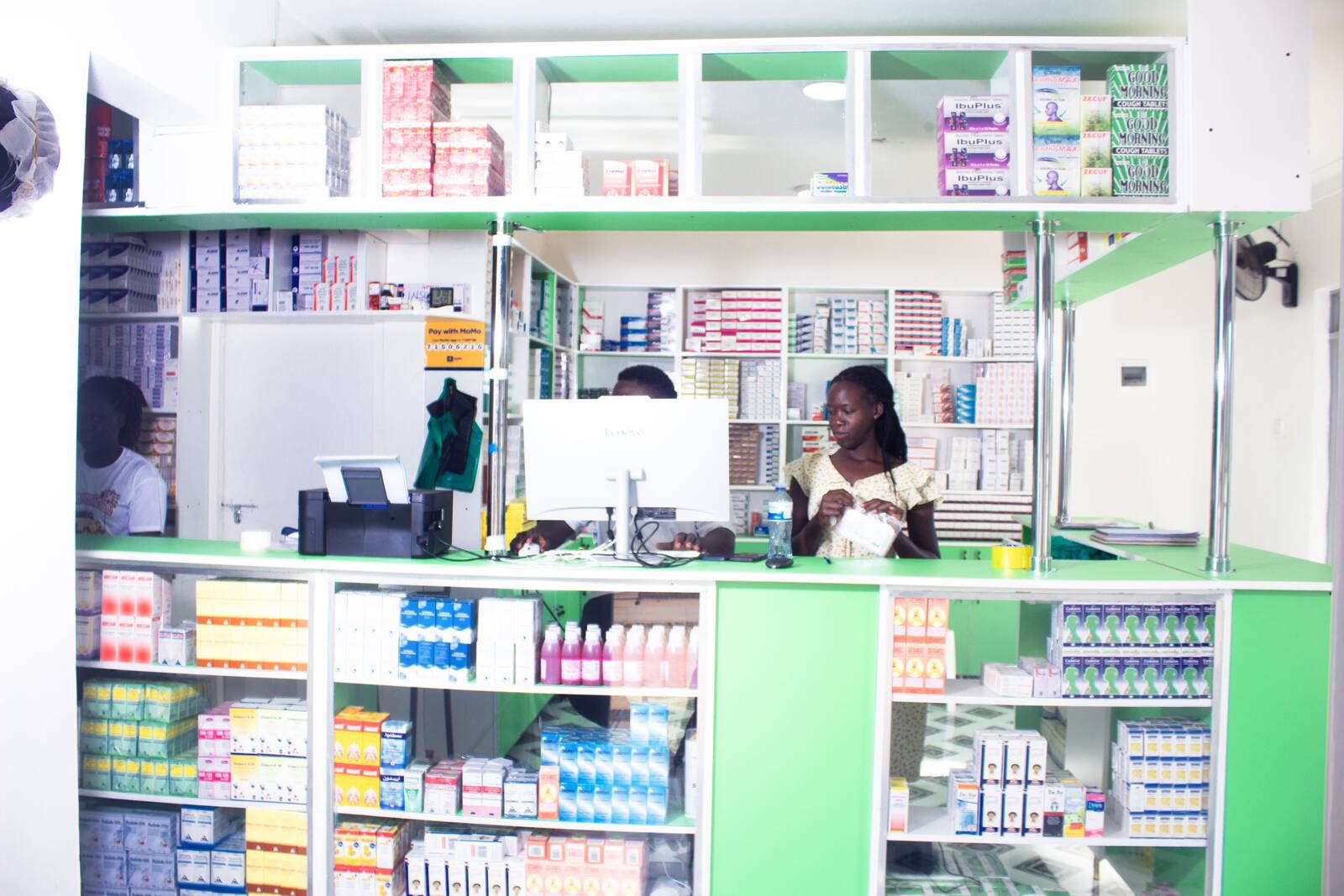 The counter at Aciga Venture Pharmacy
