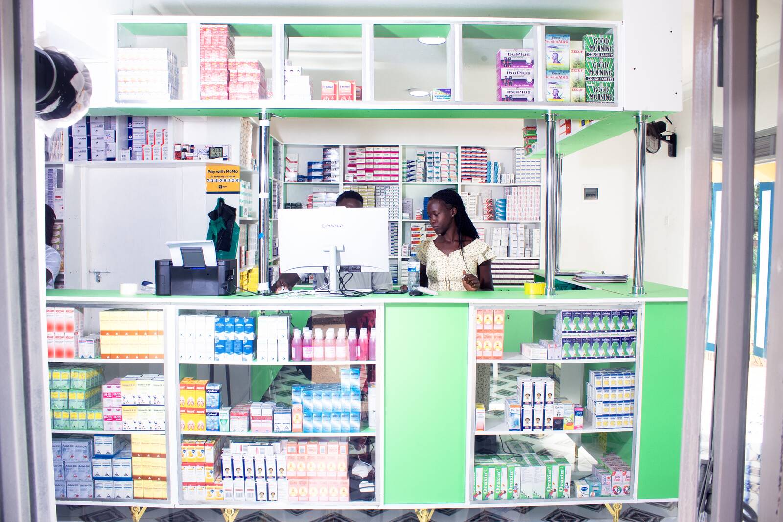 The counter at Aciga Venture Pharmacy